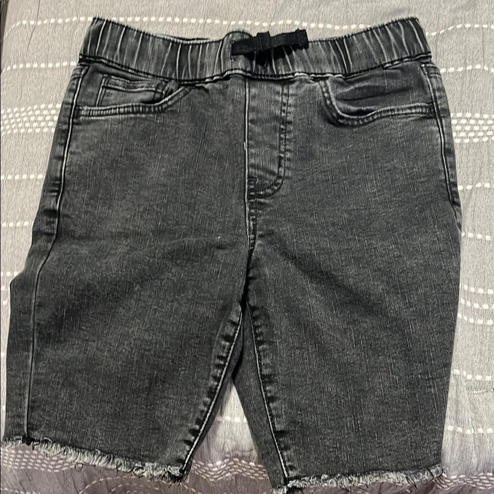 Old Navy Gray Casual Shorts with Elastic Waistband